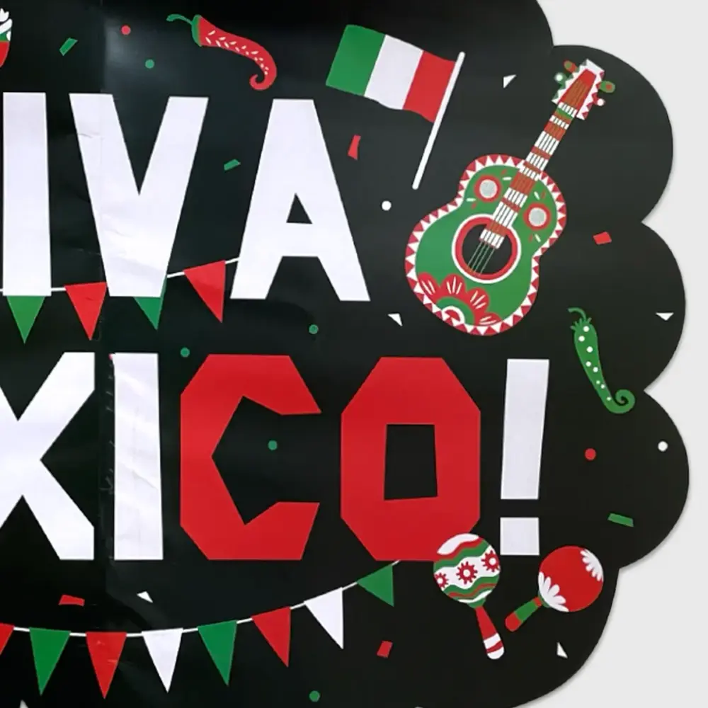 Cartelón Tricolor para Fiestas Patrias “¡Viva México! Modatelas 3
