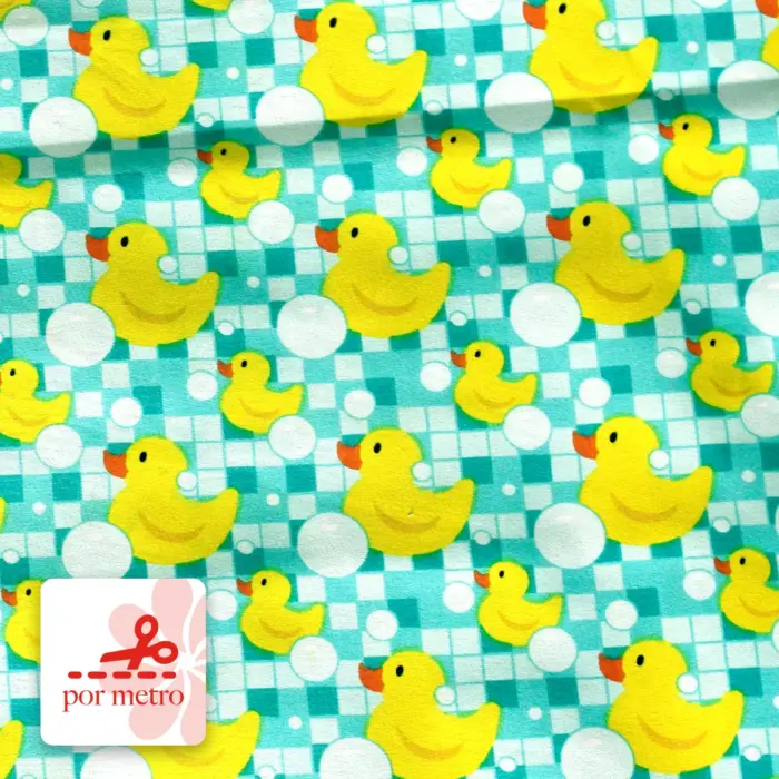 Tela Algodón Candy Infantil Lago de fantasía por metro Modatelas