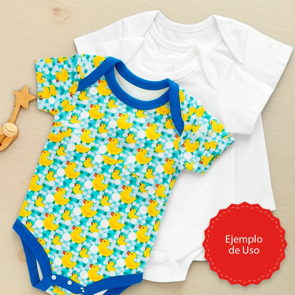 Tela Algodón Candy Infantil Lago de Fantasía 120 cm ancho - Rollo 30 m - Imagen 2