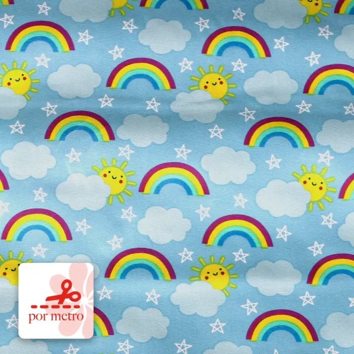 Algodón Candy Cielo de Ensueños Por metro Modatelas