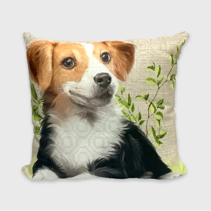 Cojín Decorativo Lomitos Peludos - Kokoni Juguetón 45 cm x 45 cm modatelas