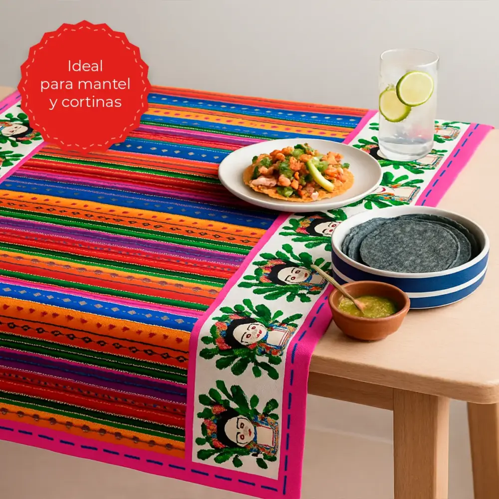 Tela Minimatt Patrio Frida Mestiza 150 cm ancho - Rollo 30 m Modatelas 4