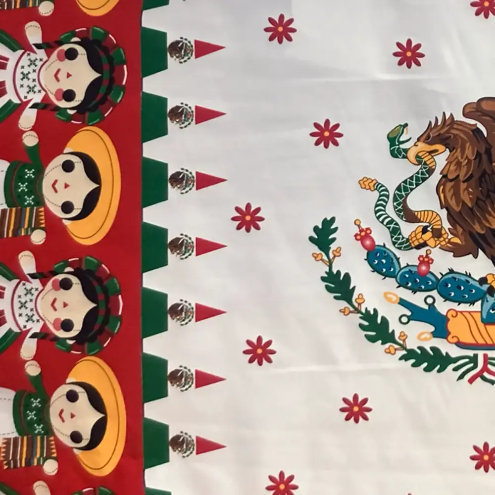 Tela Minimatt Patrio México en el Corazón 150 cm ancho - Rollo 30 m Modatelas 2