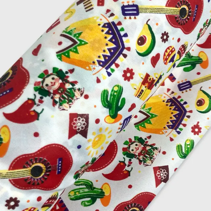 Tela Minimatt Patrio Entre Sombreros y Canciones 150 cm ancho - Rollo 30 m Modatelas
