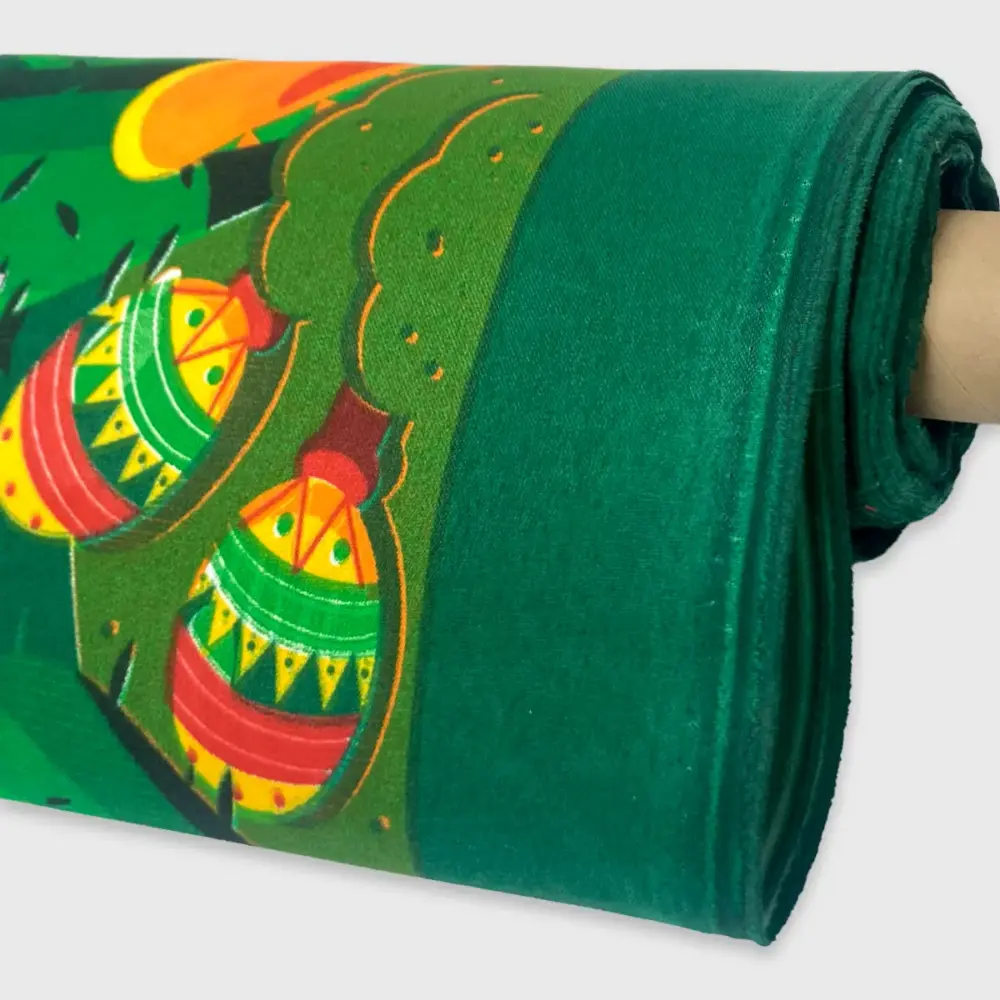 Tela Minimatt Patrio Noche de Mariachi 150 cm ancho - Rollo 30 m Modatelas 3
