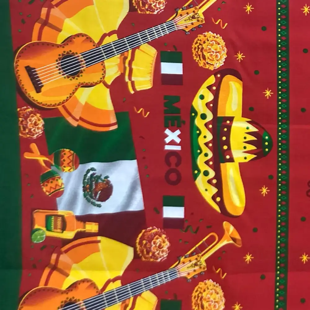 Tela Minimatt Patrio Ecos del Grito 150 cm ancho - Rollo 30 m Modatelas 3
