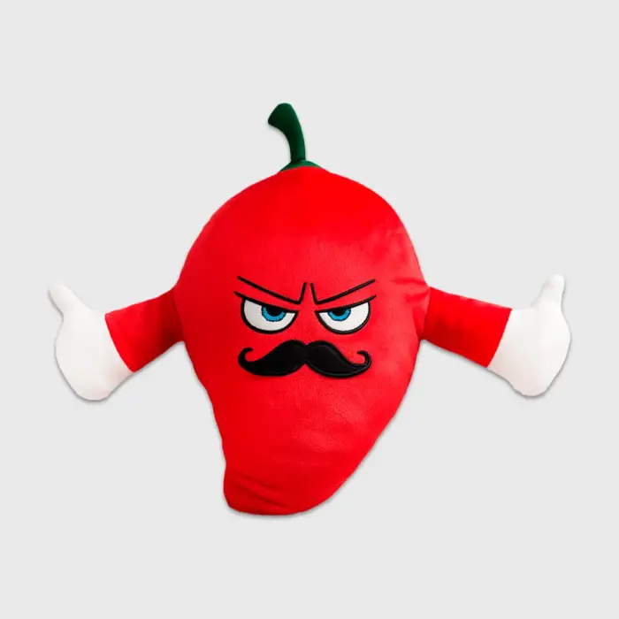 Don Chile Bravo, Peluche de Chile Mexicano, Adorno Divertido para 16 de Septiembre Modatelas
