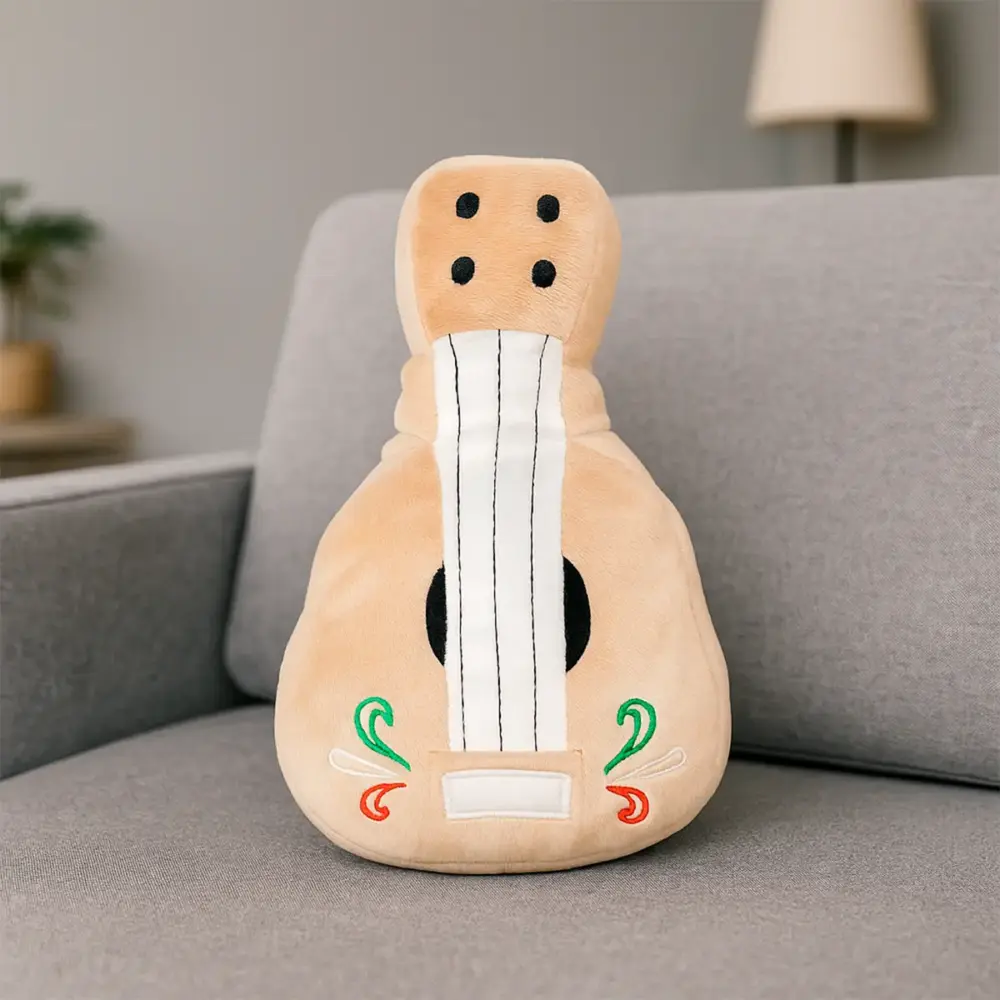 Mariachín - Peluche de Guitarra Mexicana, Guitarrita de Peluche Patriótica para Fiestas de Septiembre modatelas 3