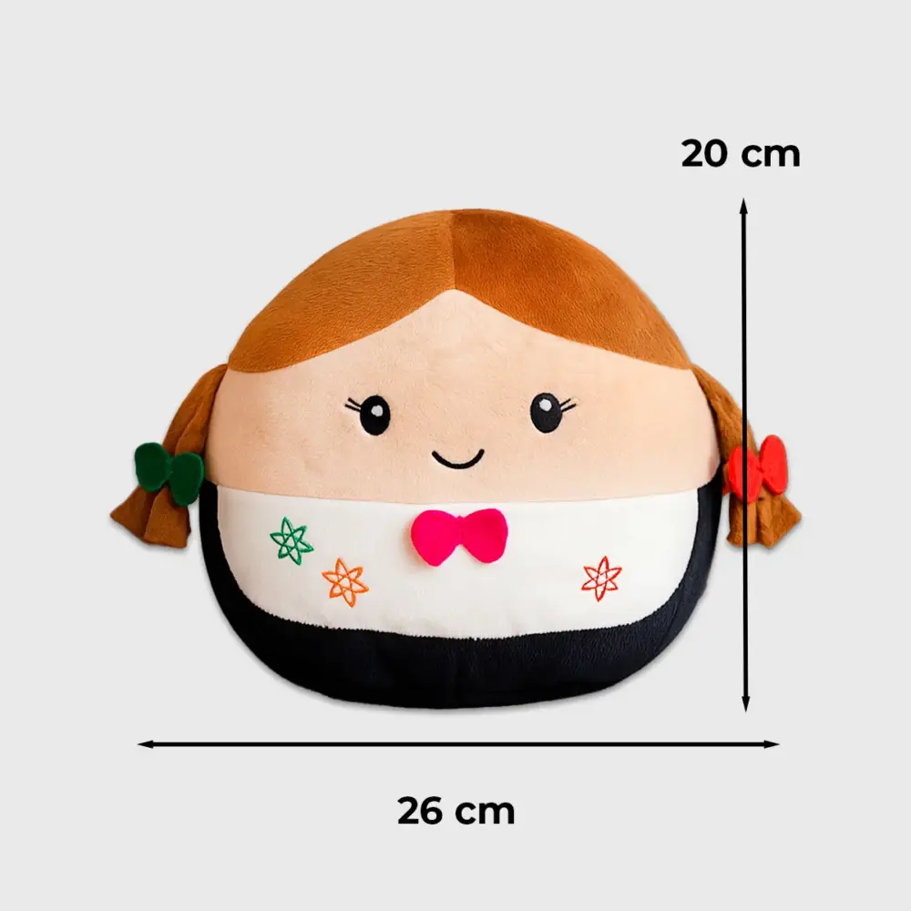 Lupita - Peluche de Muñeca Poblana, Perfecta para Celebrar el 16 de Septiembre modatelas 2