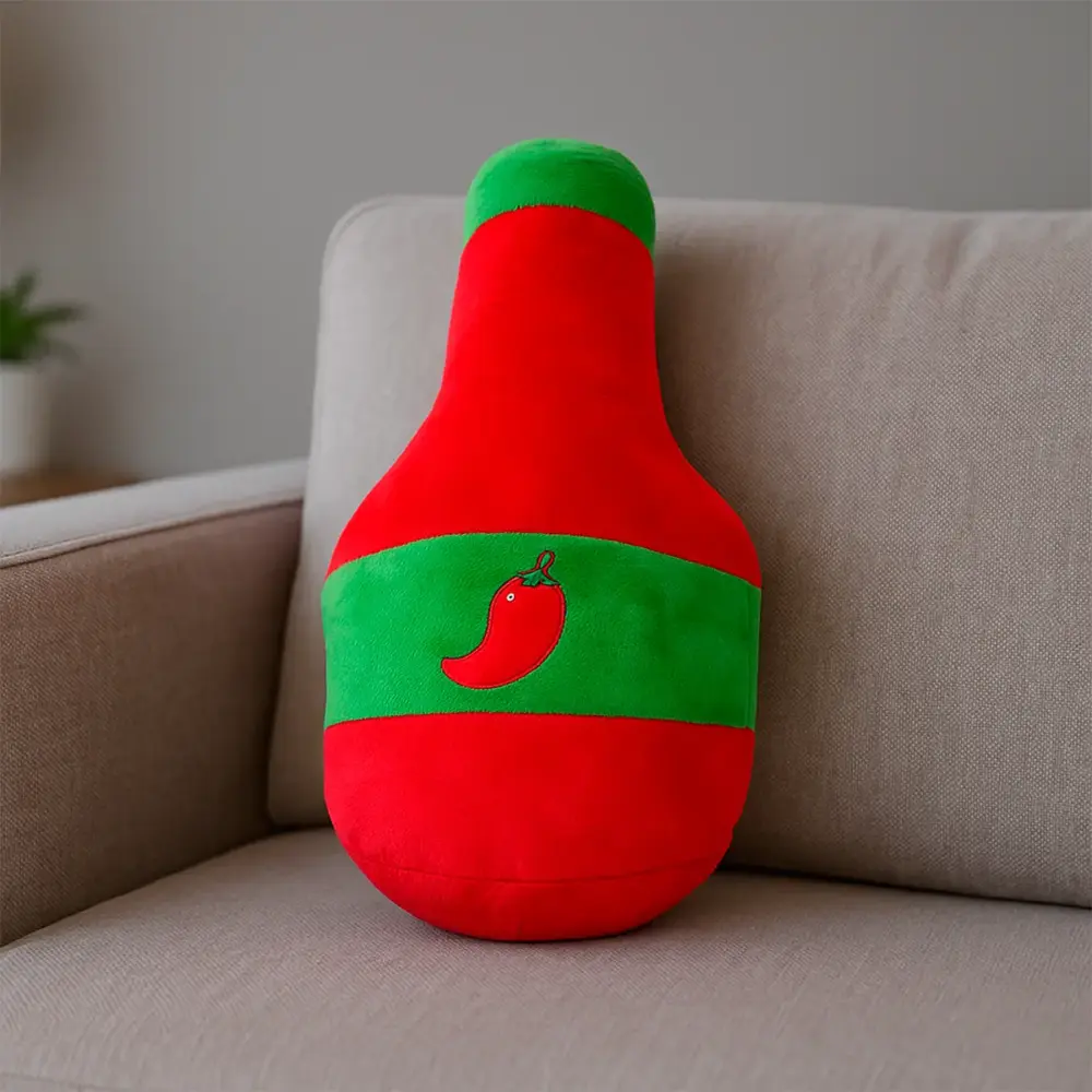 Doña Picosita - Peluche de Botella de Salsa Picante, El Adorno Más Divertido para tu Mesa Mexicana del 16 de Septiembre modatelas 4
