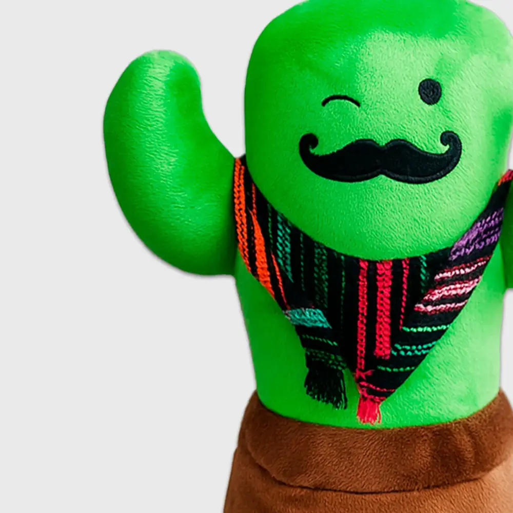 Nopalito - Peluche Patriótico con Forma de Cactus, Para Ponerle un Toque Tierno y Mexicano a tu Fiesta Modatelas 3
