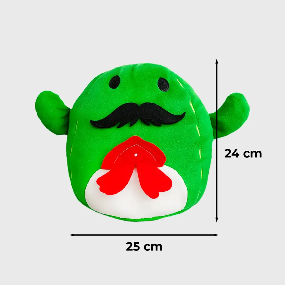 Nopalchón - Peluche de Cactus Mexicano con Actitud, El Compañero Más Divertido y Mexicano para tu Fiesta modatelas 3