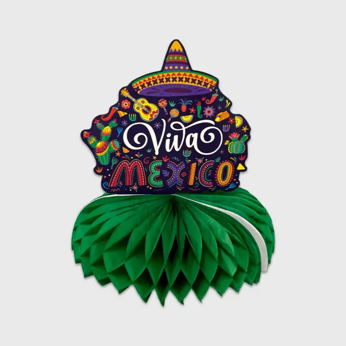 Centro de Mesa Patrio “Viva México Raíces de Papel”