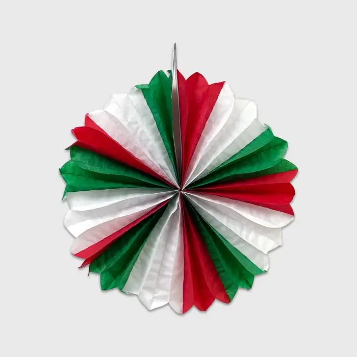 Colgante de Papel Tricolor para Fiestas Patrias – Decoración Colgante Mexicana Modatelas