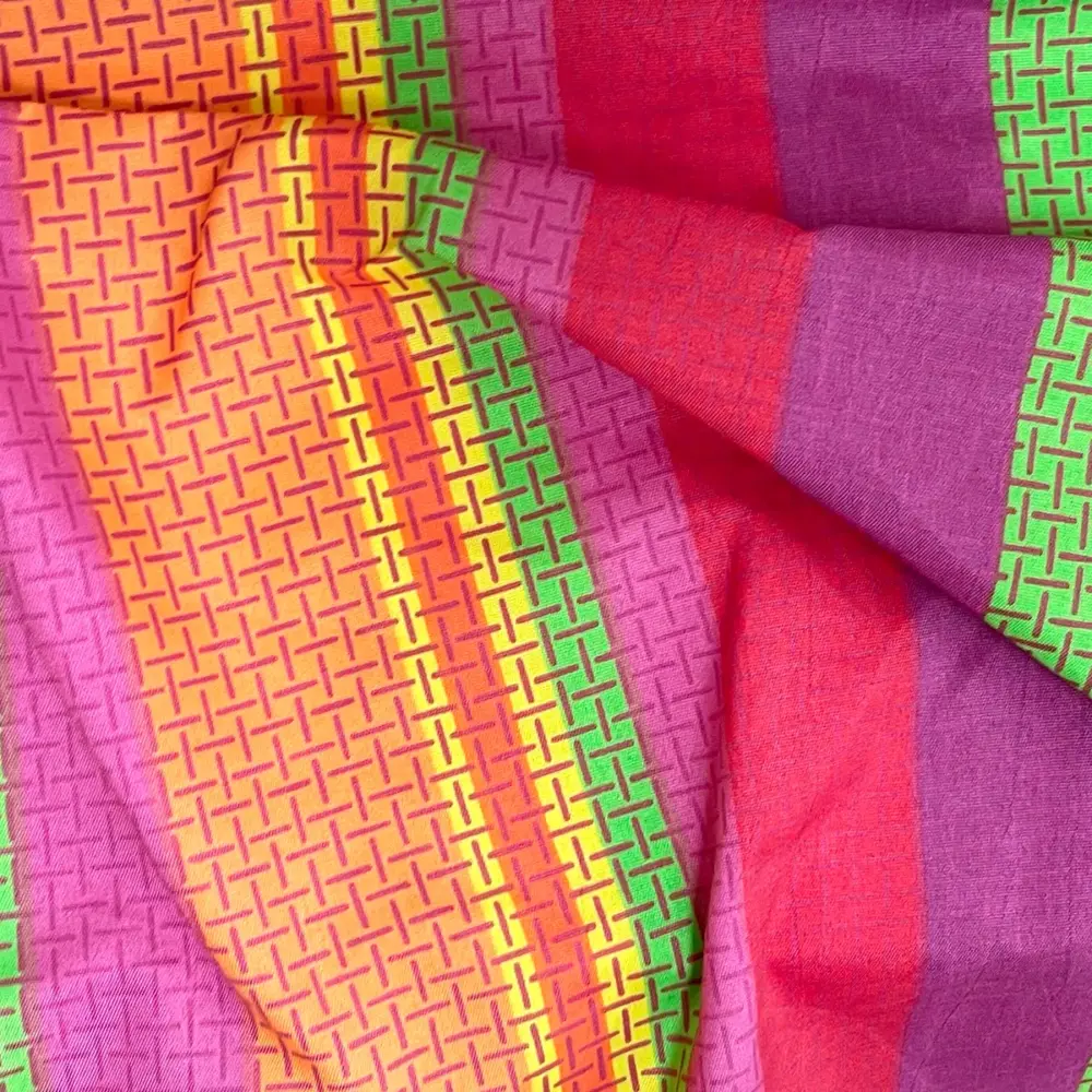 Tela Algodón Candy Patrio Rayas de Huipil 120 cm ancho - Rollo 30 m Modatelas 4