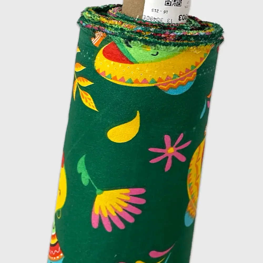 Tela Algodón Candy Patrio Canto del Nopal y el Chile 120 cm ancho - Rollo 30 m Modatelas 4