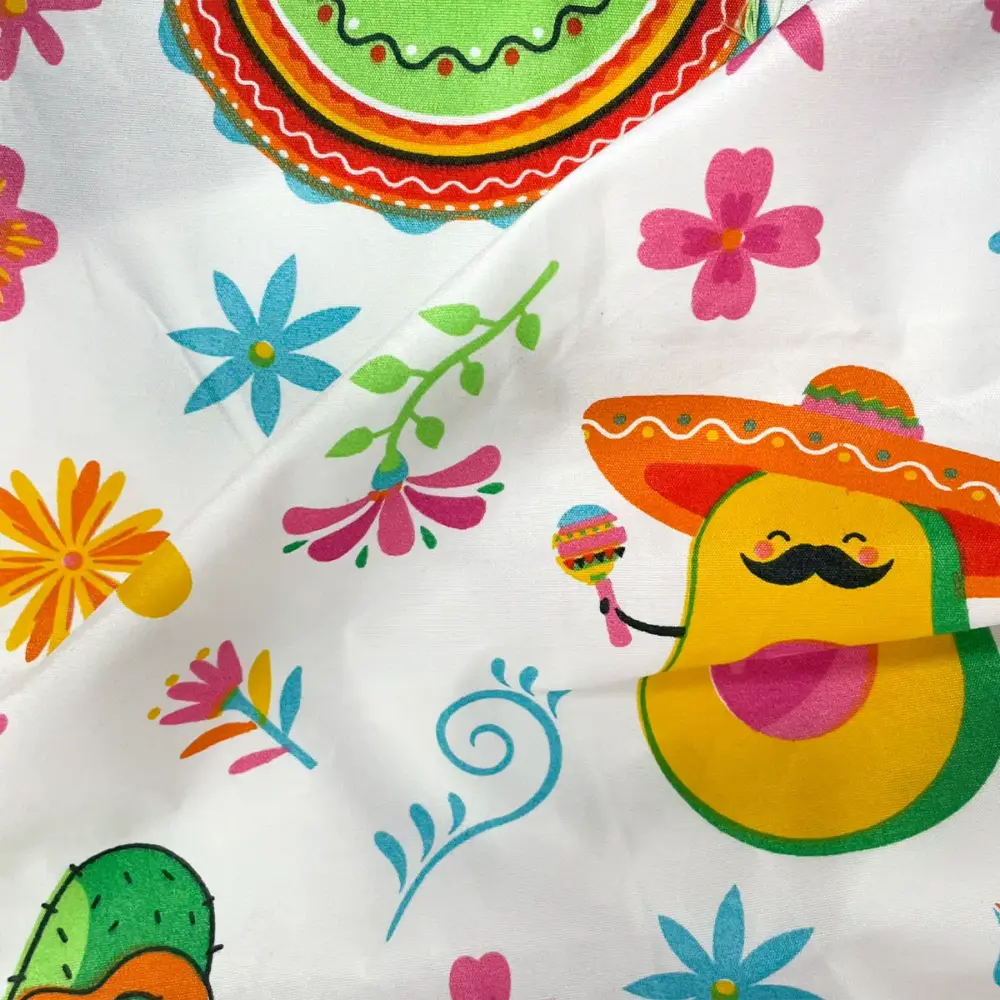 Tela Algodón Candy Patrio Son y Sabor Mexicano 120 cm ancho - Rollo 30 m Modatelas 3