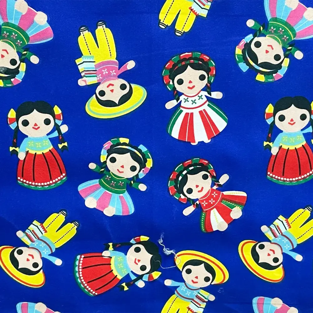 Tela Algodón Candy Patrio Cielito de Muñecas 120 cm ancho - Rollo 30 m Modatelas 4