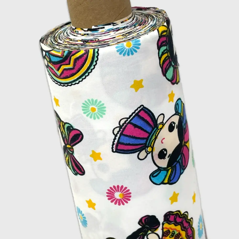 Tela Algodón Candy Patrio Sueños de Fiesta y Tradición 120 cm ancho - Rollo 30 m Modatelas 3