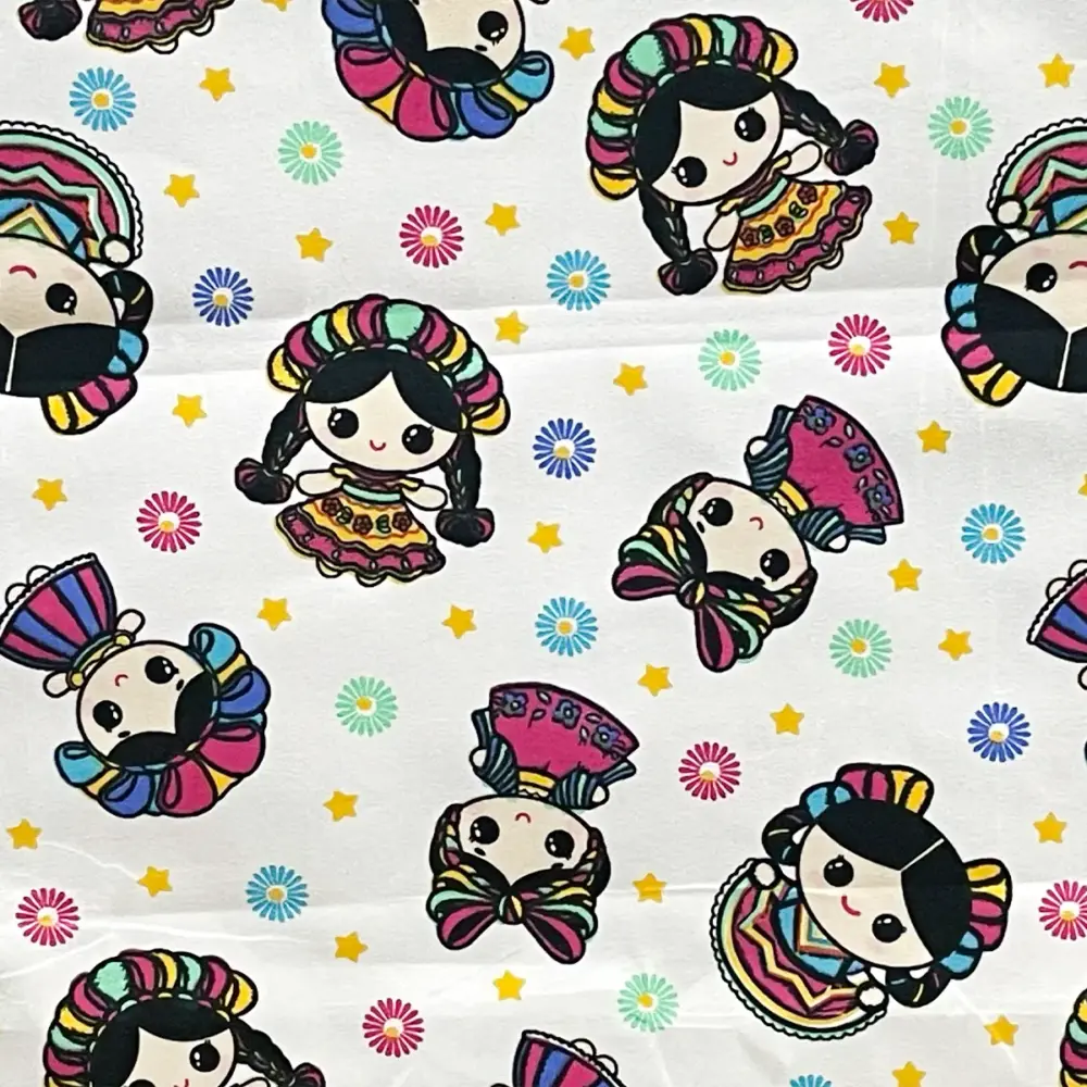 Tela Algodón Candy Patrio Sueños de Fiesta y Tradición 120 cm ancho - Rollo 30 m Modatelas 2