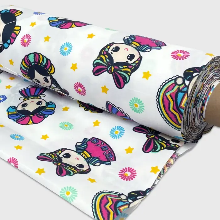 Tela Algodón Candy Patrio Sueños de Fiesta y Tradición 120 cm ancho - Rollo 30 m Modatelas