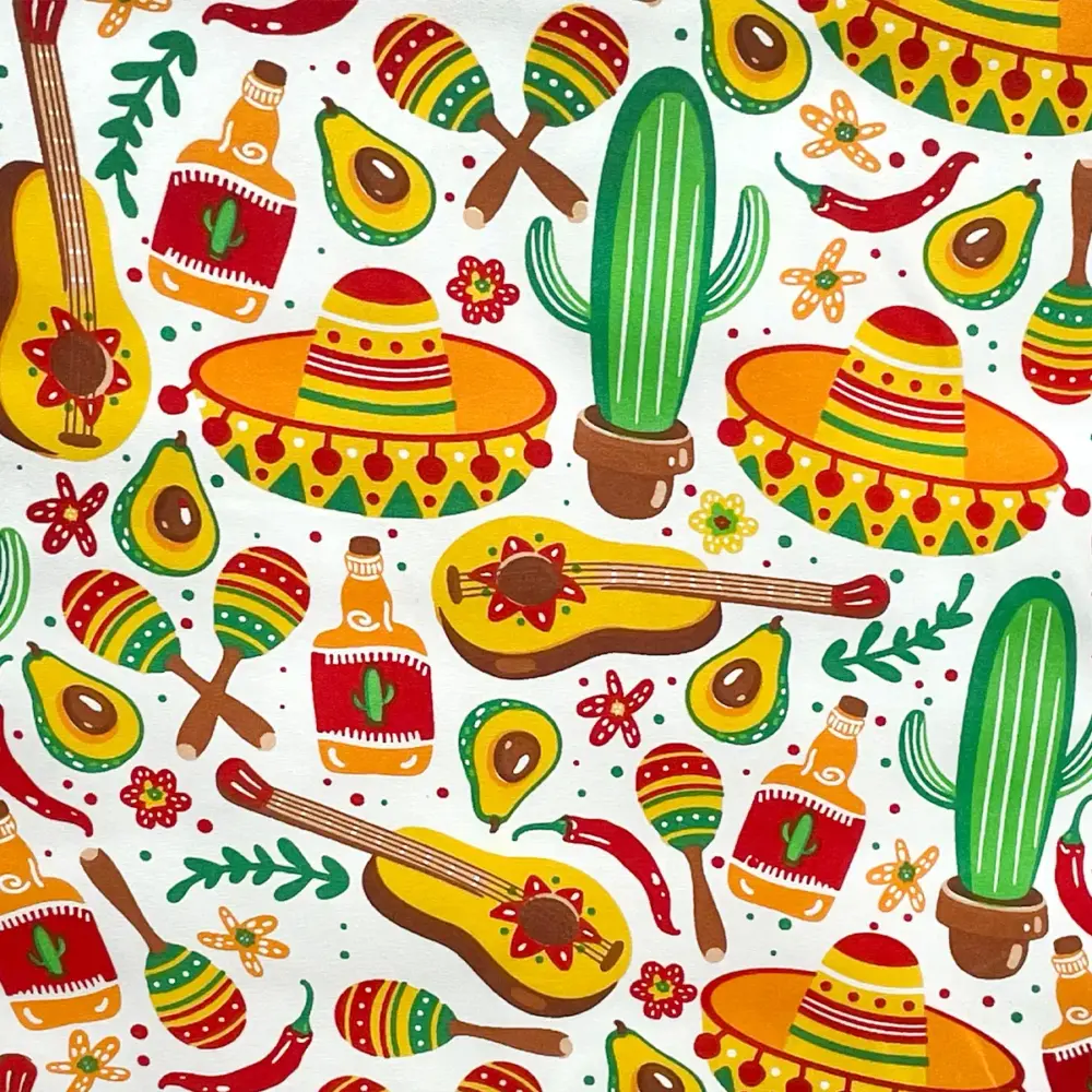 Tela Algodón Candy Patrio Alegría Charra 120 cm ancho - Rollo 30 m Modatelas 2