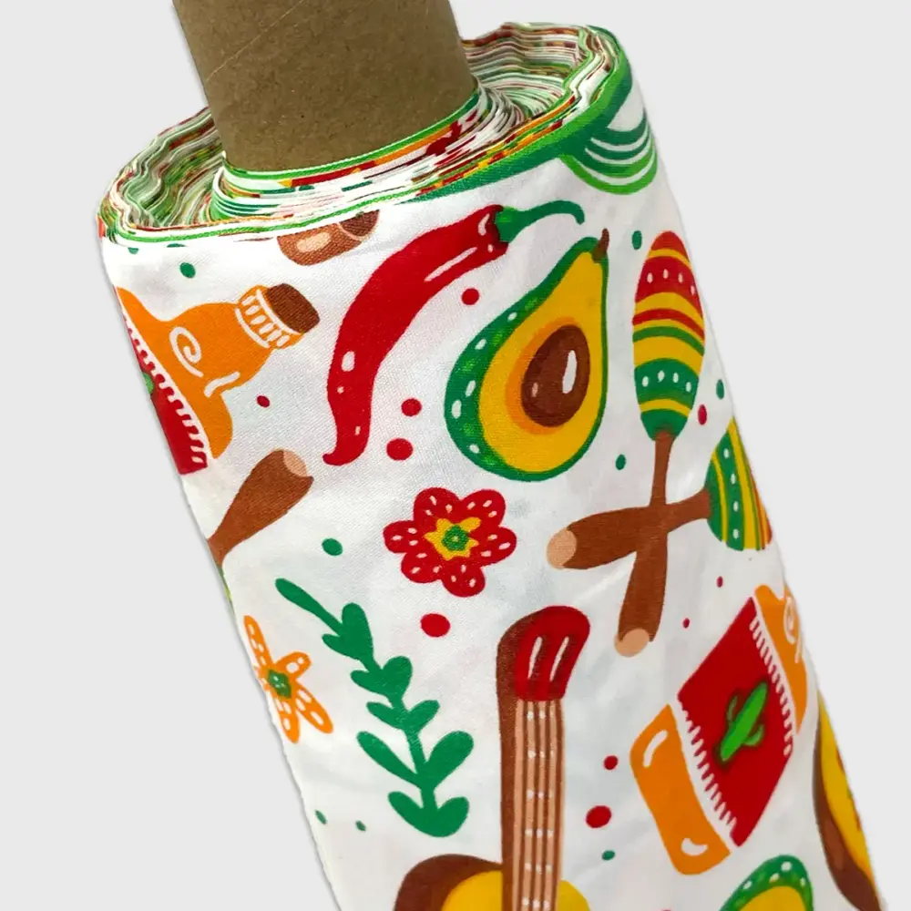Tela Algodón Candy Patrio Alegría Charra 120 cm ancho - Rollo 30 m Modatelas 3