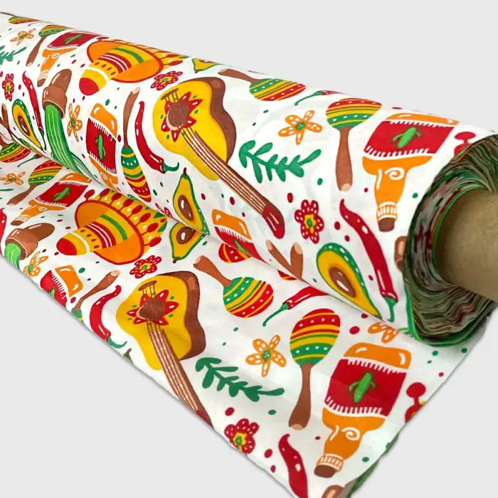 Tela Algodón Candy Patrio Alegría Charra 120 cm ancho - Rollo 30 m Modatelas