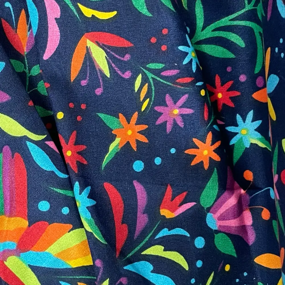 Tela Algodón Candy Patrio Vuelo Otomí 120 cm ancho - Rollo 30 m modatelas 3