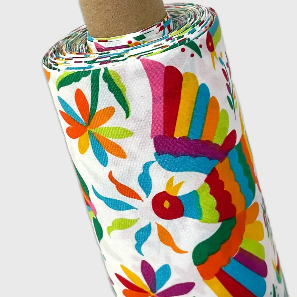 Tela Algodón Candy Patrio Cantos de la Tierra Otomí 120 cm ancho - Rollo 30 m modatelas 2