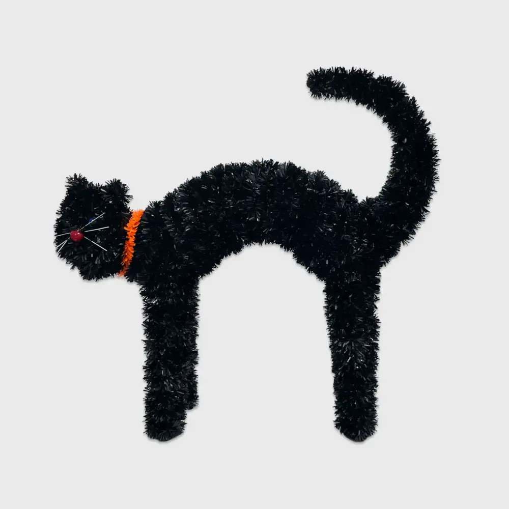 Adorno Gato Negro de Halloween para Decorar tu Hogar Modatelas