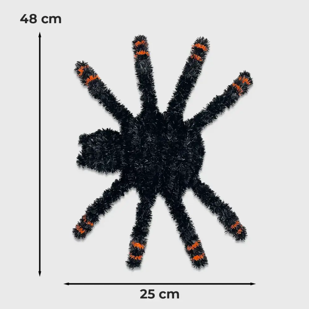Adorno de Halloween Araña Gigante para Ambientar tu Casa o Fiesta Modatelas 4