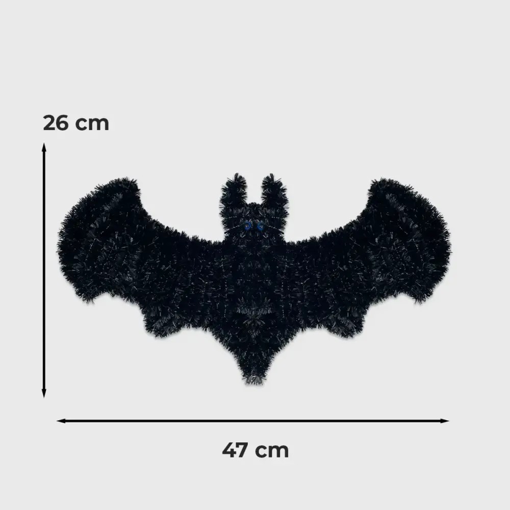 Adorno de Halloween Murciélago Clásico para Colgar y Decorar Modatelas 3