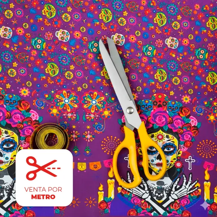 Tela Minimatt "Reinas de la Noche Eterna" 150 cm ancho - Precio por Metro modatelas