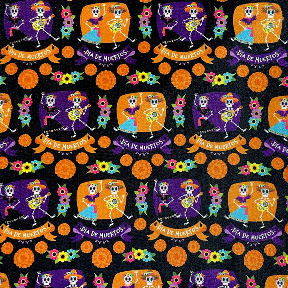 Microtrapo Halloween «Calaveras Danzantes» Modatelas