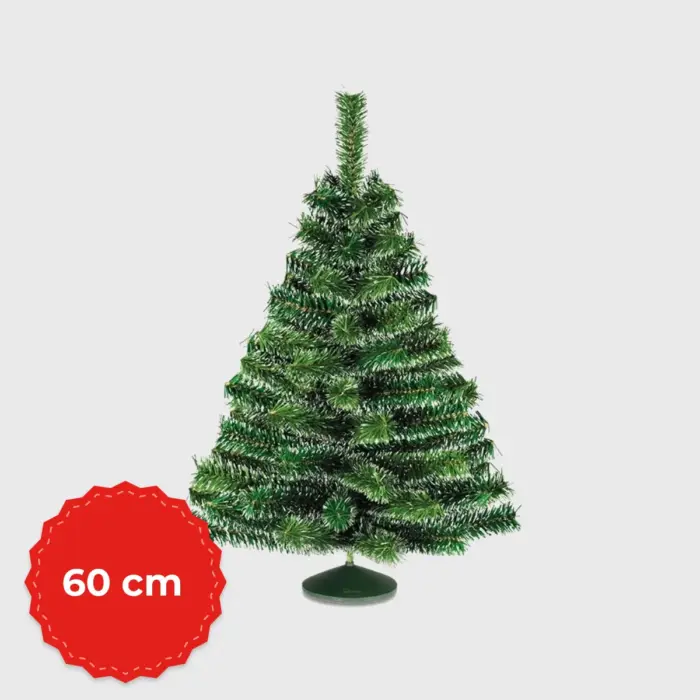 Mini Árbol de Navidad Verde 60 cm – Ideal para Mesas, Oficinas y Rincones del Hogar Modatelas