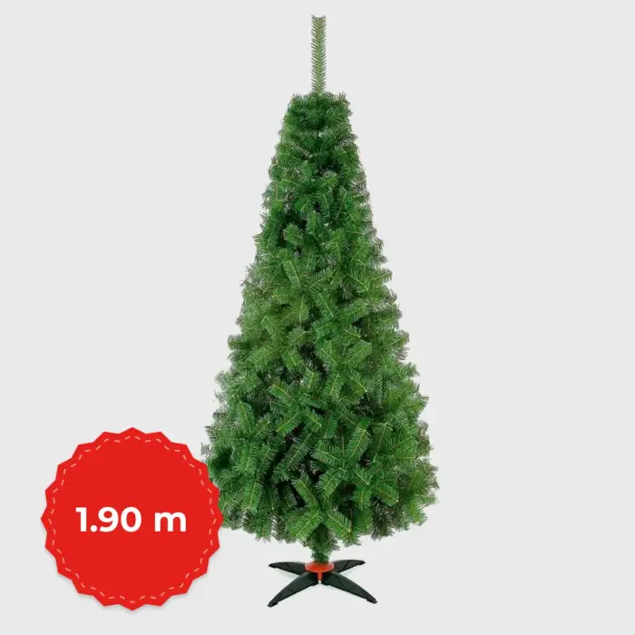 Árbol de Navidad Verde Modelo Majestic 1.90 m – Grande, Frondoso y Fácil de Armar modatelas
