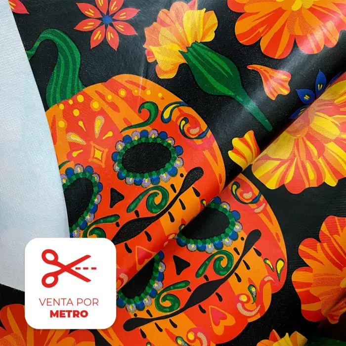 Mantel PVC «Noche de Halloween» 140 cm ancho – Precio por Metro modatelas
