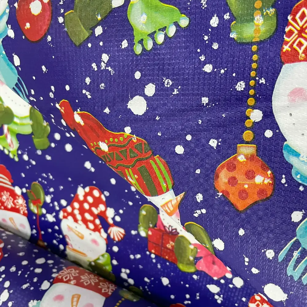 Mantel Hermoso Navideño "Muñecos de Nieve"