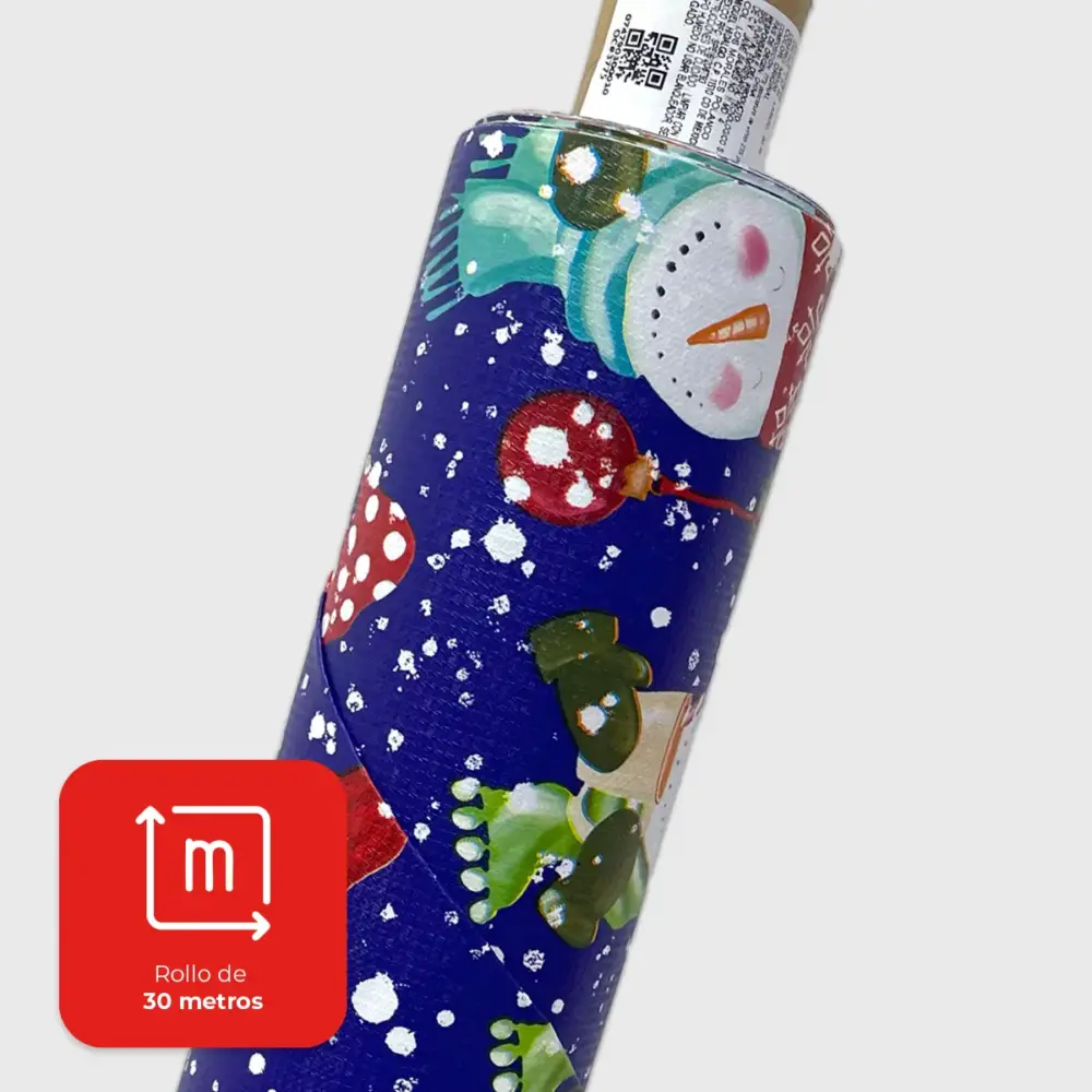 Mantel Hermoso Navideño "Muñecos de Nieve"