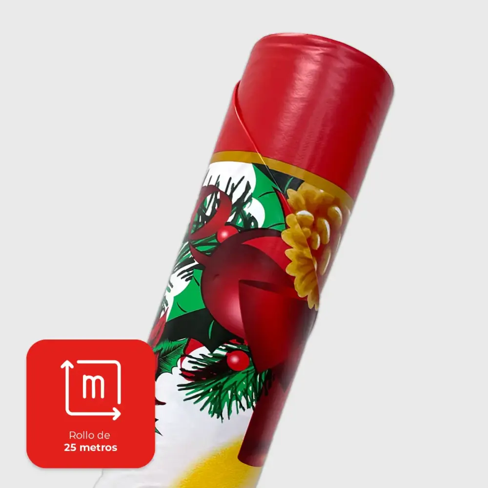 Mantel Hermoso Navideño "Luz de Nochebuena"- rollo Modatelas