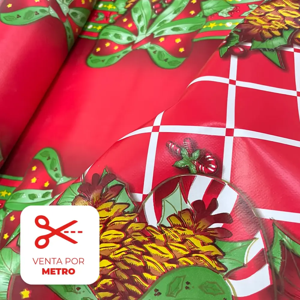 Mantel Hermoso Navideño "Alegría de Navidad" Metro