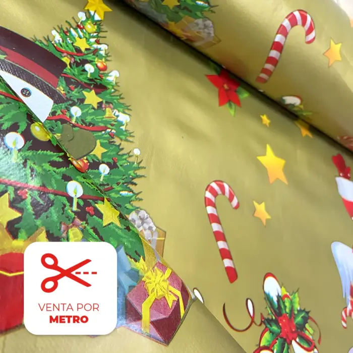 Mantel Hermoso Navideño "Aventuras de Santa" Metro