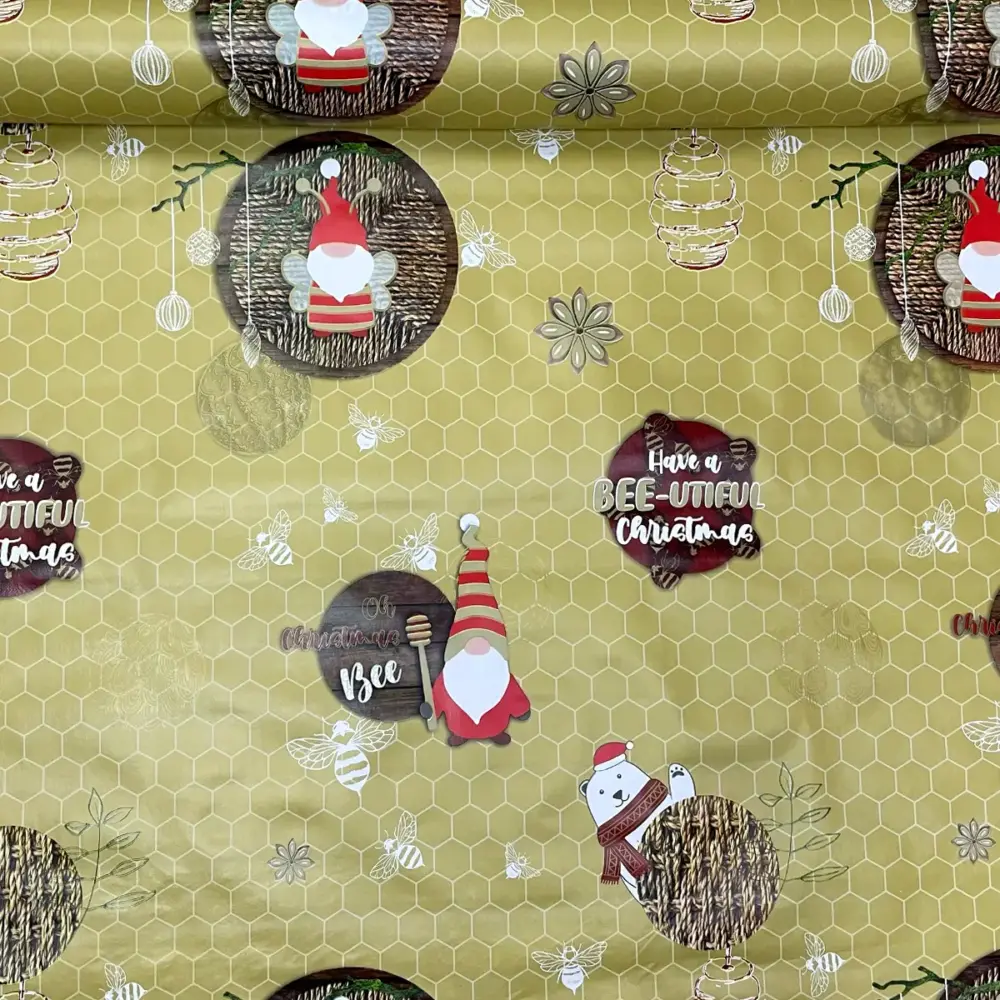 Mantel Hermoso Navideño "Panales de Invierno"