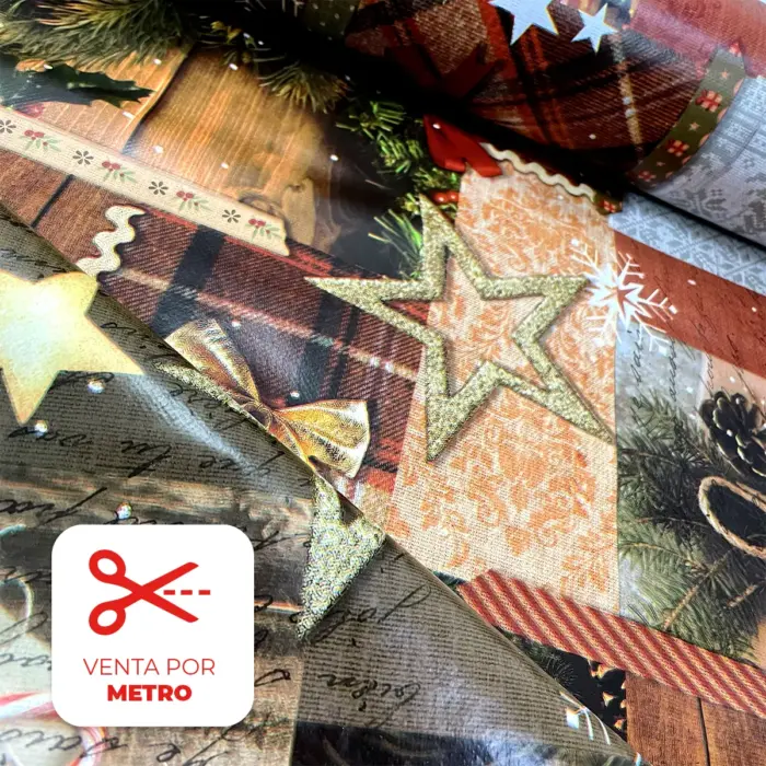 Mantel Hermoso Navideño "Memorias de Navidad"Metro- Modatelas