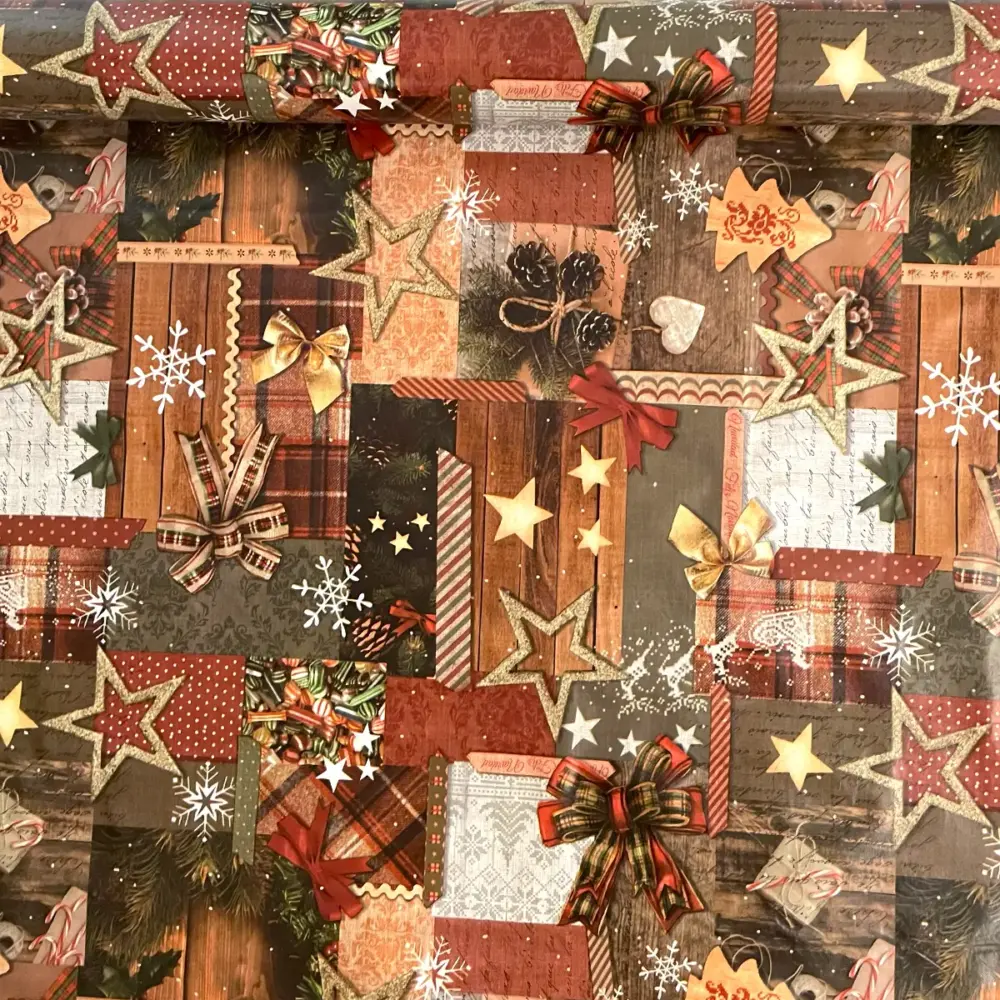Mantel Hermoso Navideño "Memorias de Navidad" rollo Modatelas