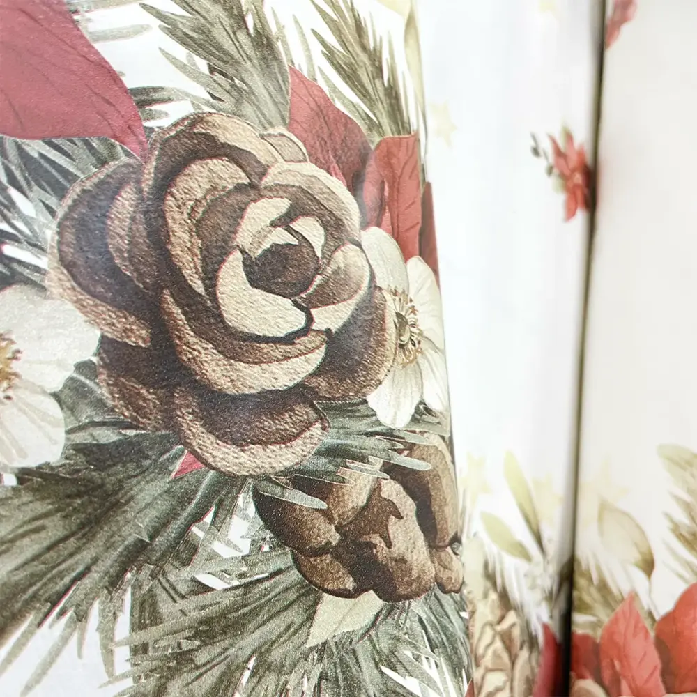 Mantel Hermoso Navideño "Camino de Nochebuena "