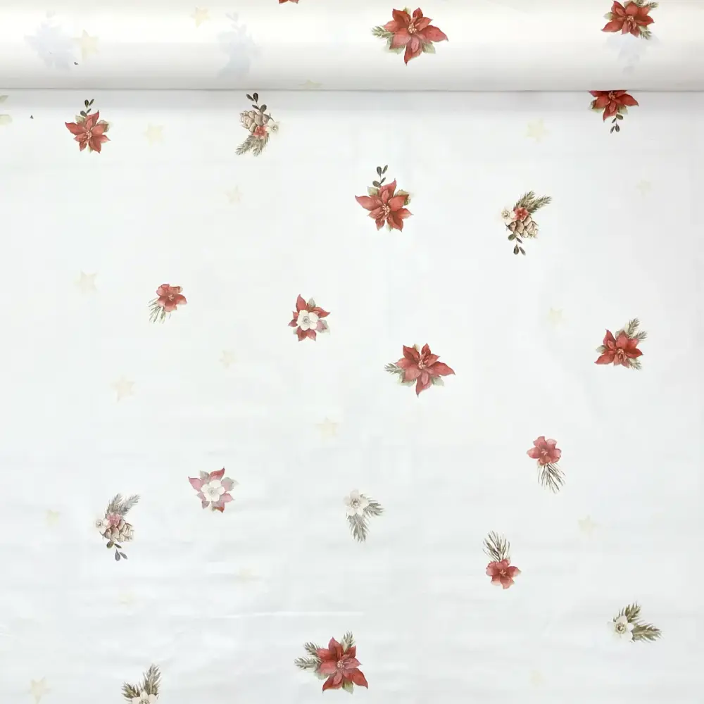 Mantel Hermoso Navideño "Camino de Nochebuena "