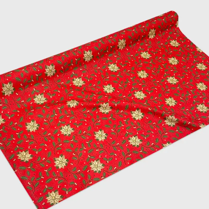 Algodón Candy Navideño Navidad Dorada Modatelas