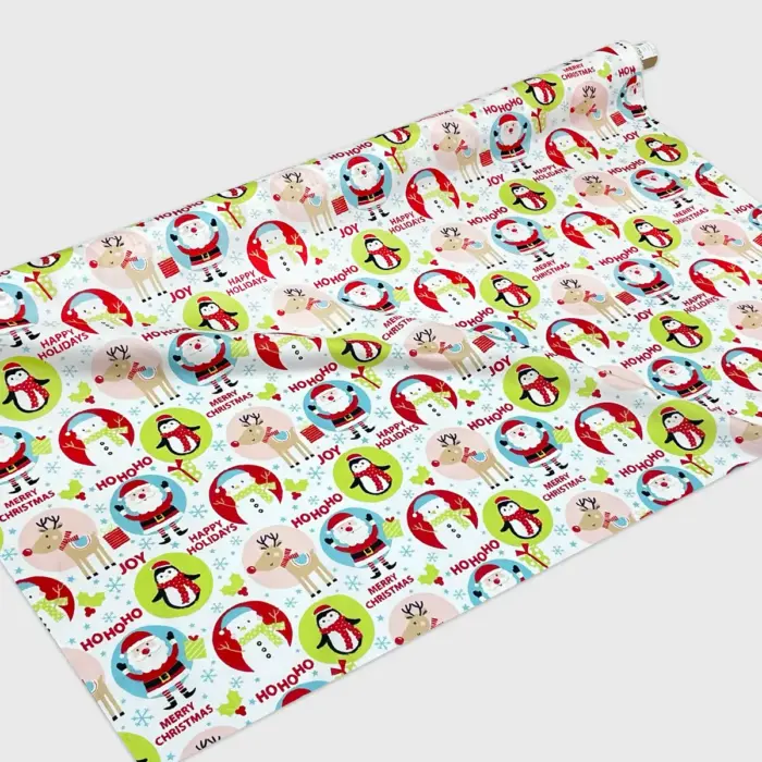 Algodón Candy Navideño "Personajes del Polo Norte" Modatelas